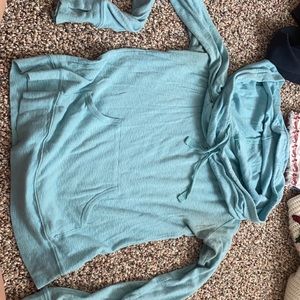 North Face cotton hoodie (neck gator type of hood)